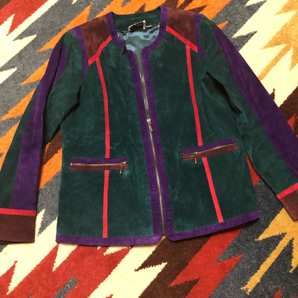 BRIGHT SUEDE JACKET